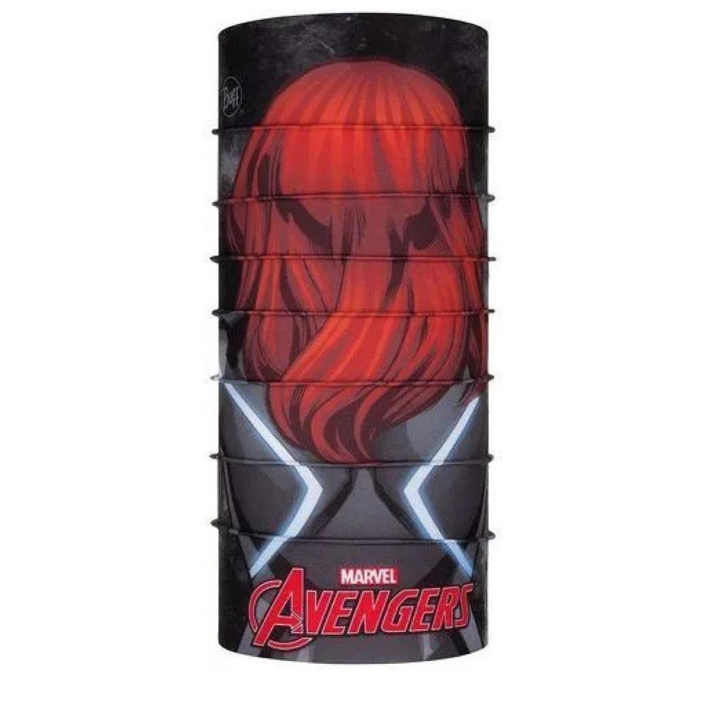 Marvel Avengers Black Widow Graphic Print Buff - Lightweight & Breathable for Outdoor Activities, Running, Hiking & Sports