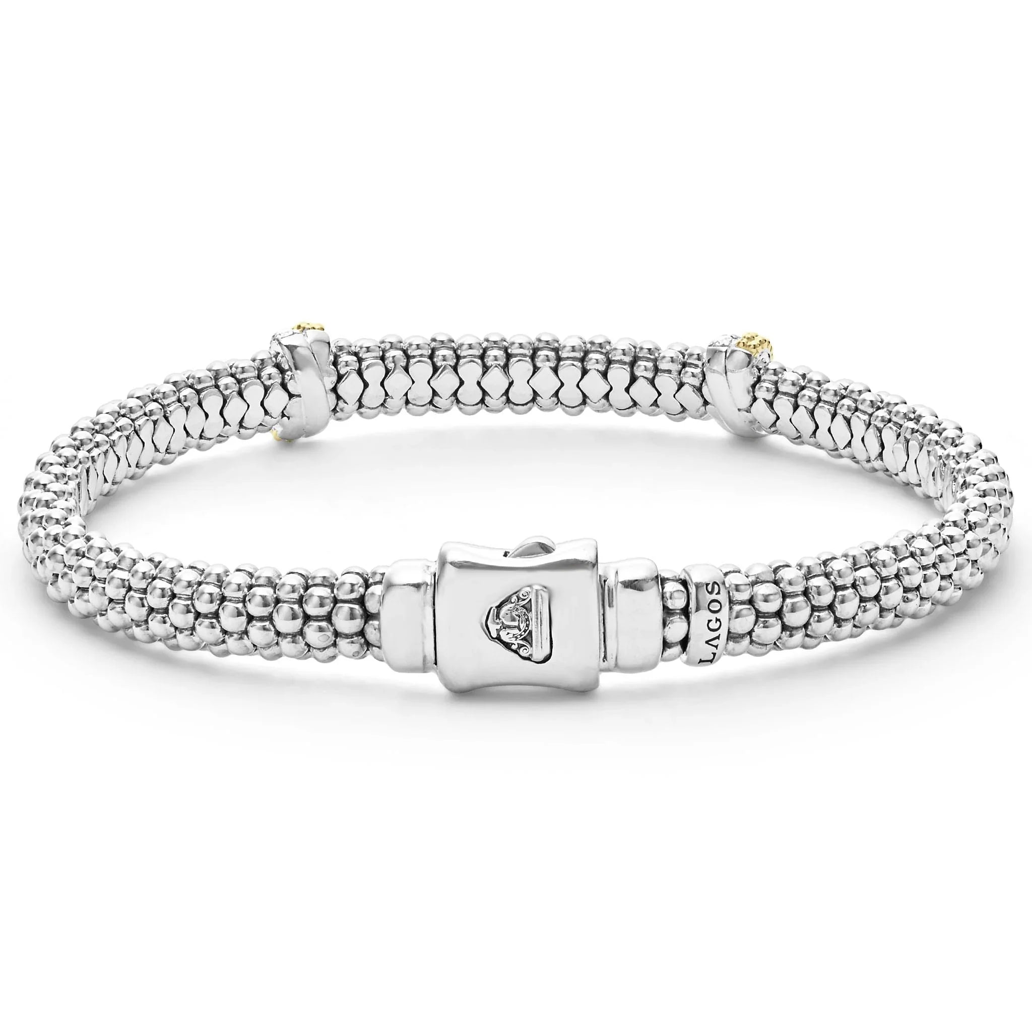 Luxury 6mm Double X Caviar Diamond Bracelet for Women - Elegant Gift for Anniversary, Wedding & Special Occasions
