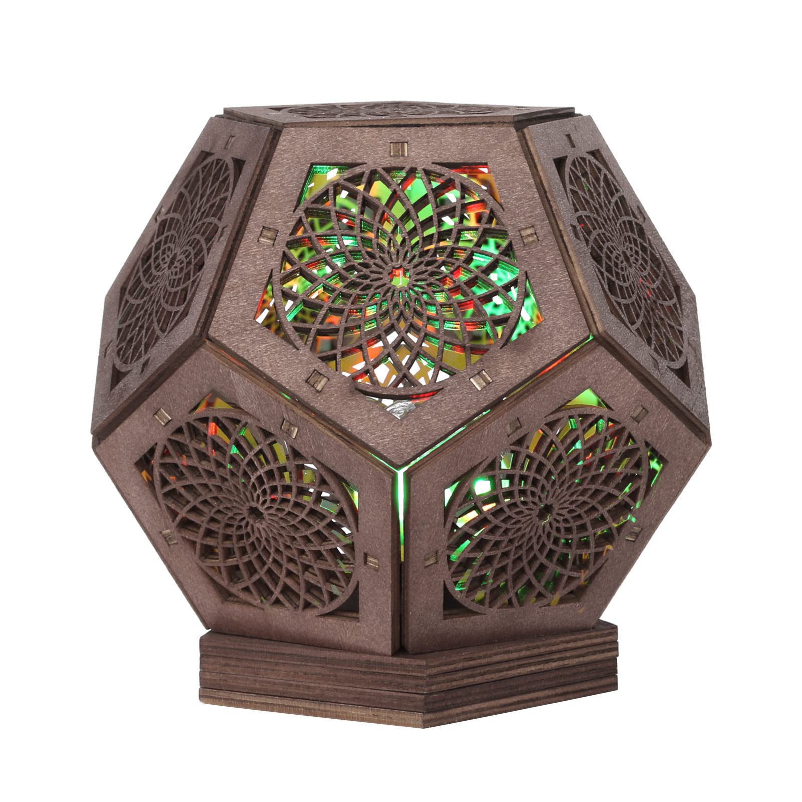 Bohemian Floor Projector Light - Romantic Candlelight Dinner LED Lamp, Handmade Table Desk Night Light for Bedroom Decor | Perfect for Date Nights, Relaxation & Home Ambiance