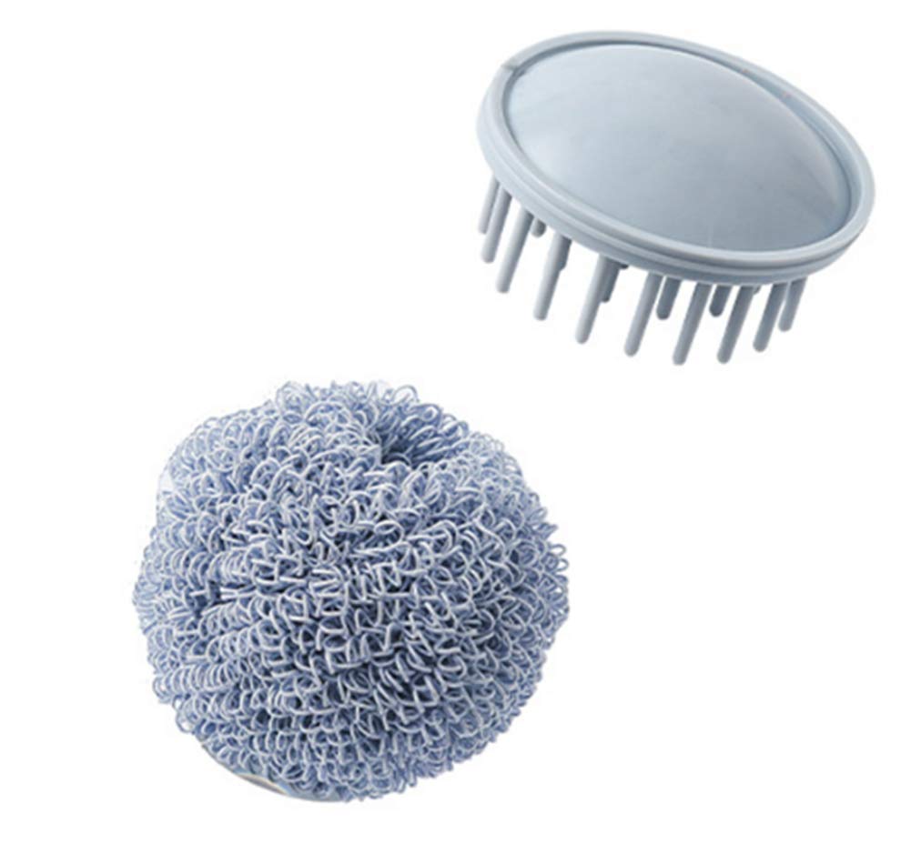 AKOAK 3-Pack Dish Cleaning Brushes - Heavy Duty Scrub Brushes for Pots, Pans, Vegetables & Kitchen Utensils - Perfect for Kitchen Sink, Bathroom Cleaning & Household Chores (Dishwasher Safe)