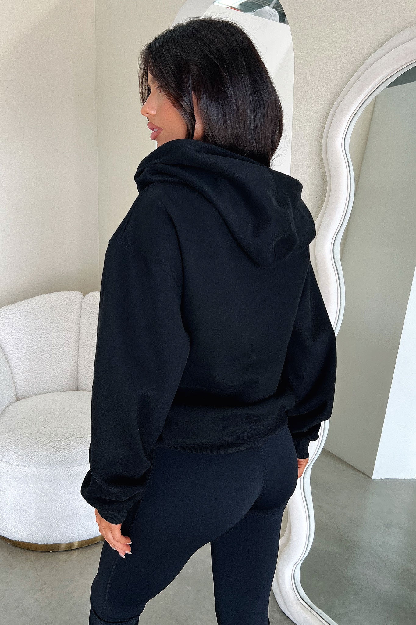 Dale Zip Up Hoodie for Men & Women - Black Cotton Fleece Pullover Jacket - Casual Streetwear for Outdoor Activities & Daily Wear