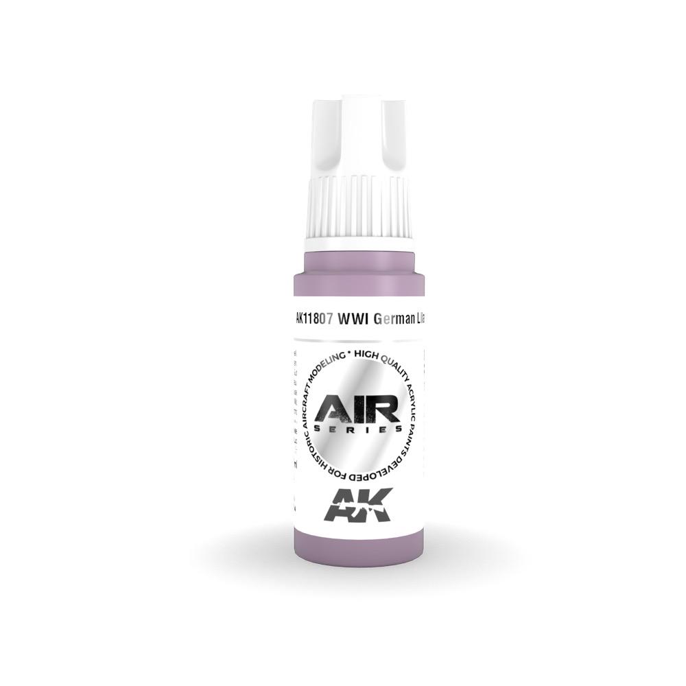 AK Interactive AK11807 Air Series WWI German Lilac Acrylic Paint - 17ml Bottle - 3rd Generation Formula - Perfect for Scale Model Painting, Miniatures & Historical Dioramas