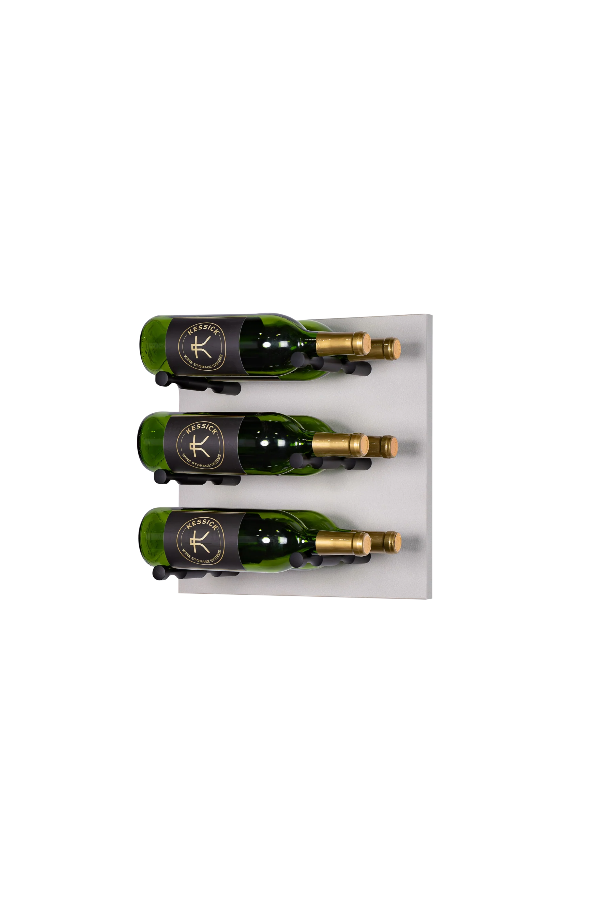 Kessick Wine as Art 14x14 Inch Wall Mounted Textured Panel Wine Rack - Perfect for Home Bar, Kitchen Decor & Wine Storage Organization