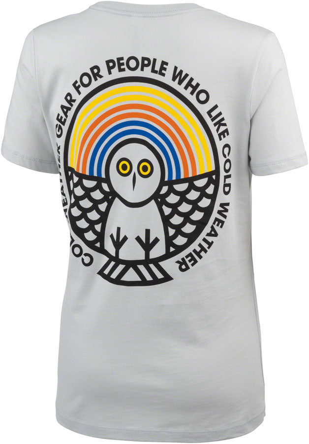 45NRTH Women's Winter Wonder T-Shirt - Gray, Large Size - Cozy & Warm for Outdoor Activities, Snow Sports & Casual Wear
