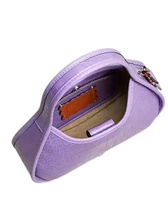 Coach Ergo Bag in Croc Embossed Leather - Stylish Crossbody Purse for Women | Perfect for Work, Travel & Everyday Use
