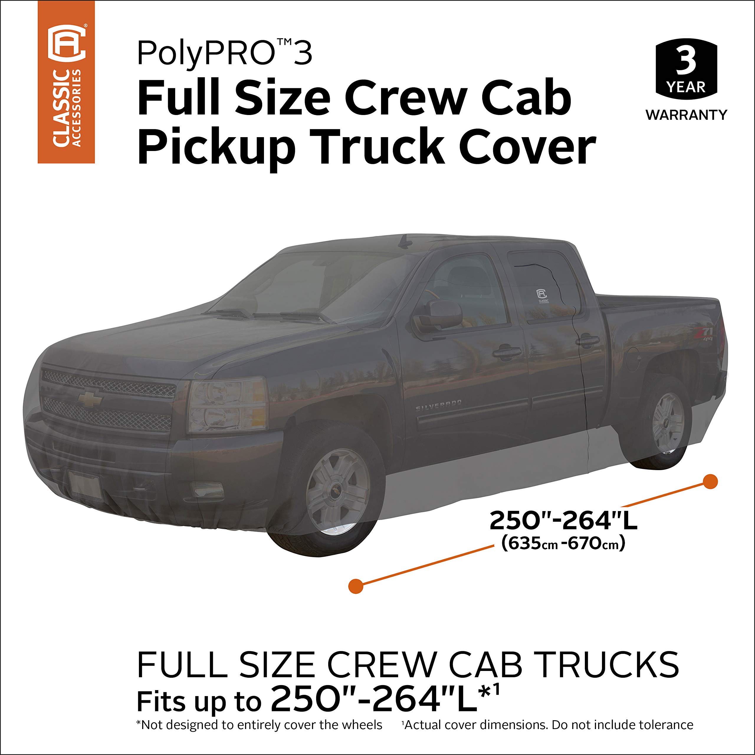 OverDrive PolyPRO 3 Truck Cover 21-22'L with RainRelease - Weather Protection