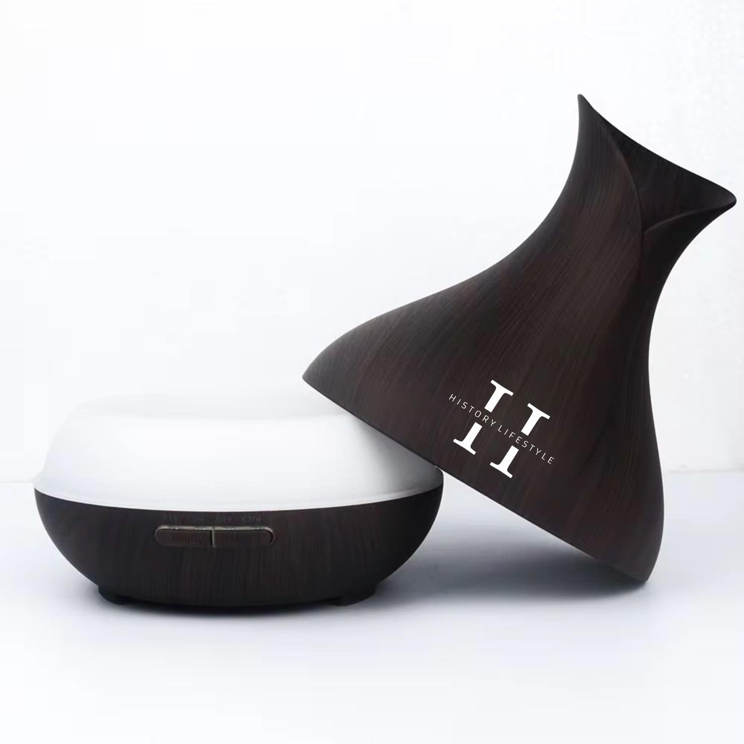 Premium 550ml Ultrasonic Essential Oil Diffuser - 5-in-1 Aromatherapy Device with Humidifier, Timer & 7 Color LED Lights | Perfect for Home, Office, Yoga & Spa Relaxation | Safety Auto-Off Switch