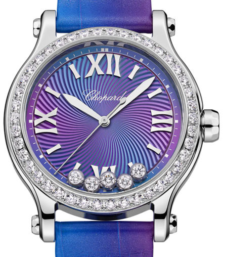 Chopard Happy Sport Ladies Watch - Stainless Steel & Diamond Accents - Elegant Timepiece for Women | Perfect for Gifts, Special Occasions & Everyday Luxury