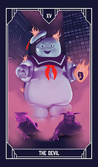 Ghostbusters Themed Tarot Card Deck with Guidebook - Perfect for Divination, Collectors, and Movie Fans