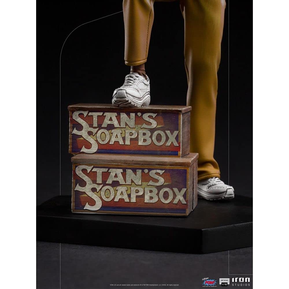 Iron Studios Stan Lee Art Scale 1/10 Statue - Marvel Comics Legend Collectible Figure for Display & Home Decor