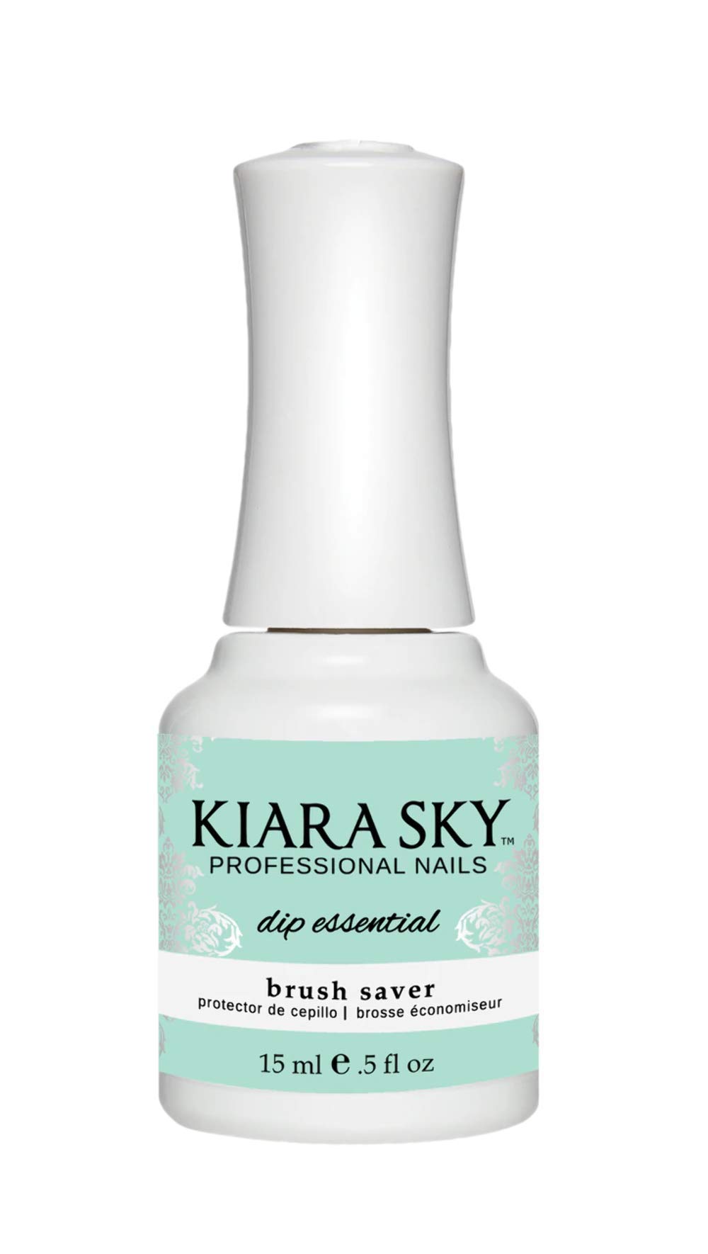 KIARA SKY Professional Dip Powder Nail Kit - Long Lasting Dip Manicure Liquid Set with Brush Saver (0.5 fl oz) | Salon-Quality Nail Art Design for Home & Professional Use | Perfect for DIY Manicures, Nail Extensions & Special Occasions