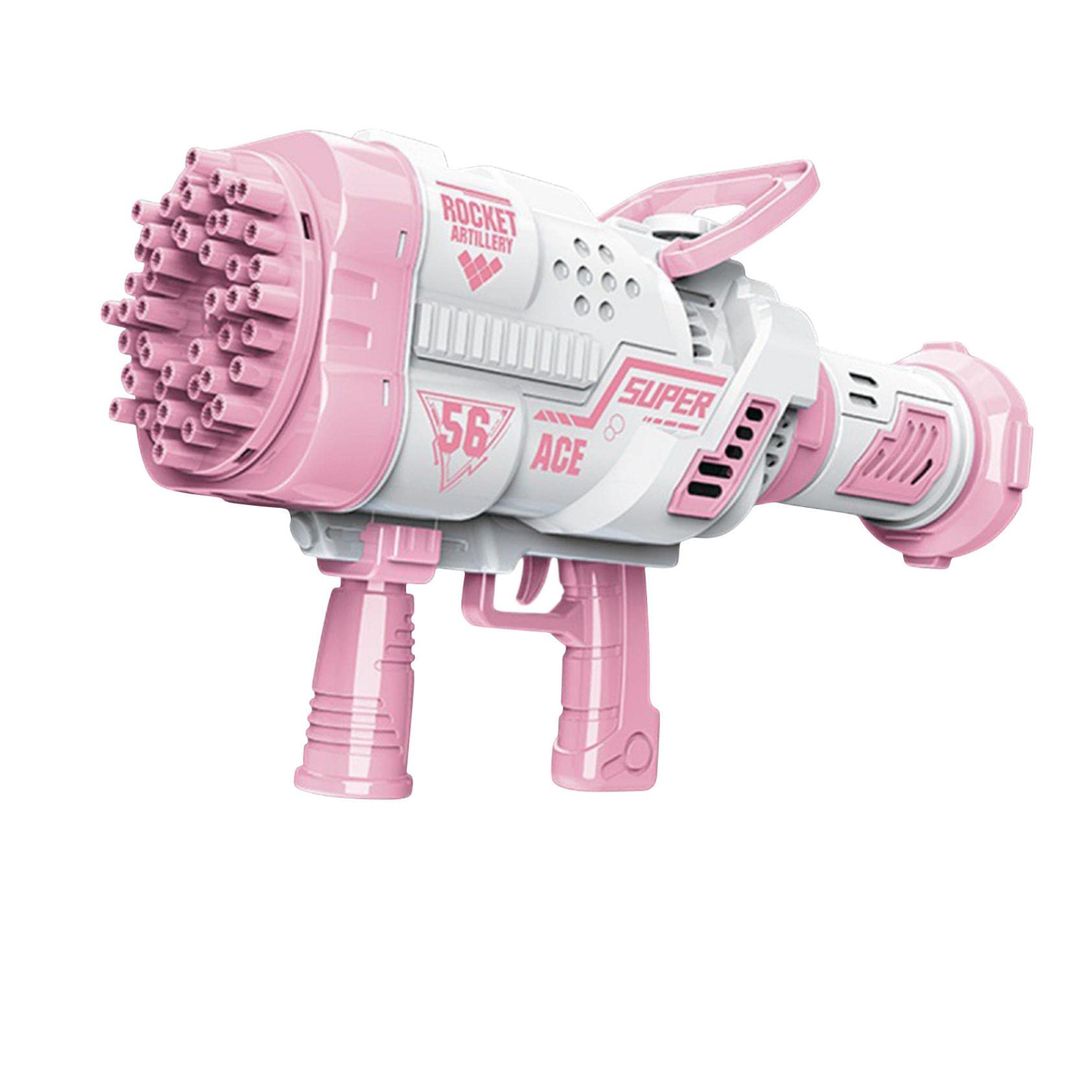 Lulxes Rotatable Bubble Machine - Electric Automatic Bubble Blower for Kids & Adults, Indoor/Outdoor Party Favors, Summer Activity Toy (Pink) | Perfect for Birthday Parties, Backyard Fun, and Outdoor Events