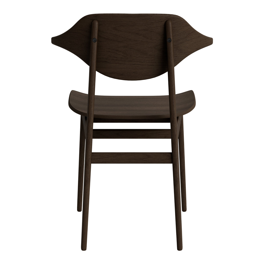 Bufala Dining Chair - Modern Wooden Dining Room Chair with Upholstered Seat - Perfect for Kitchen, Dining Room, and Home Office