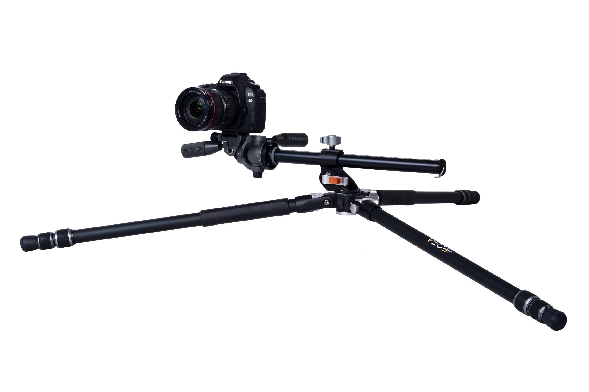 VEO 3+ 263AP Professional Aluminum Tripod with Smooth Panhead for Overhead Shooting - Perfect for Photography, Videography, Vlogging and Live Streaming