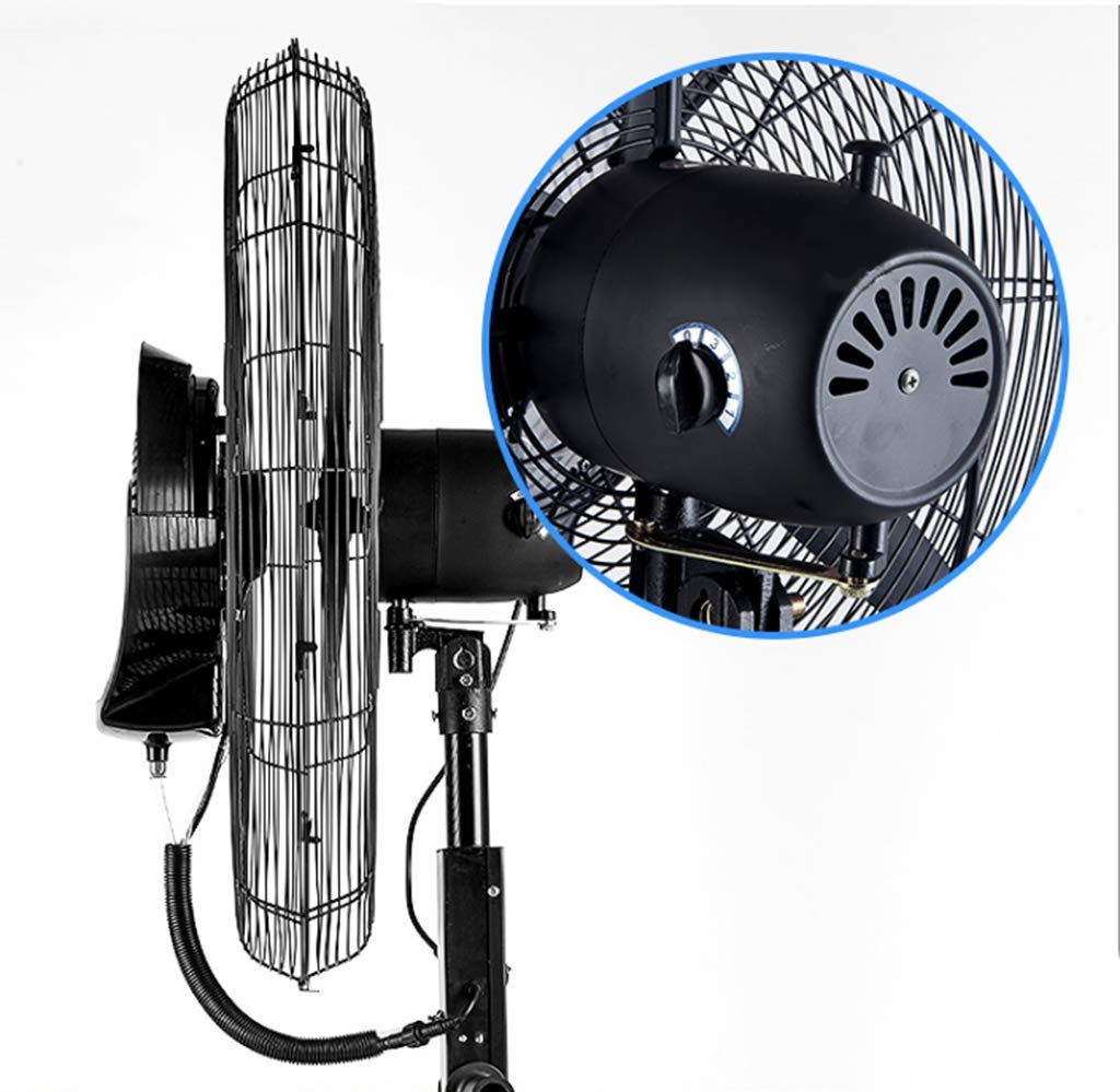 Industrial Floor Fan with Oscillation - Ultra Quiet Standing Pedestal Fan for Home, Office & Shop | Powerful Cooling for Bedroom, Living Room & Workspaces