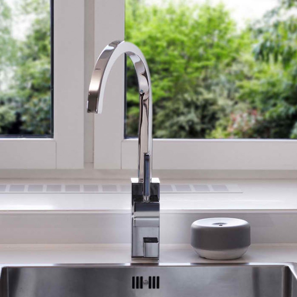 Eco-Friendly Gray Push Dish Soap Dispenser - Sustainable Kitchen Soap Dispenser for Countertop, Sink, or Dishwashing Station | Perfect for Home, Restaurant & Commercial Use