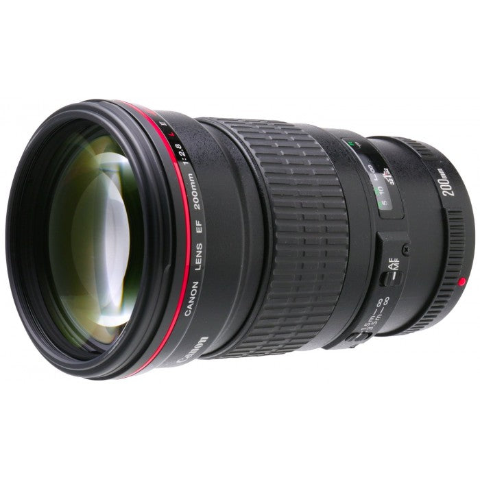 Canon EF 200mm f/2.8L II USM Telephoto Prime Lens for Portrait & Sports Photography - Professional Fast Aperture Camera Lens for DSLR Cameras - Perfect for Low Light & Action Shots