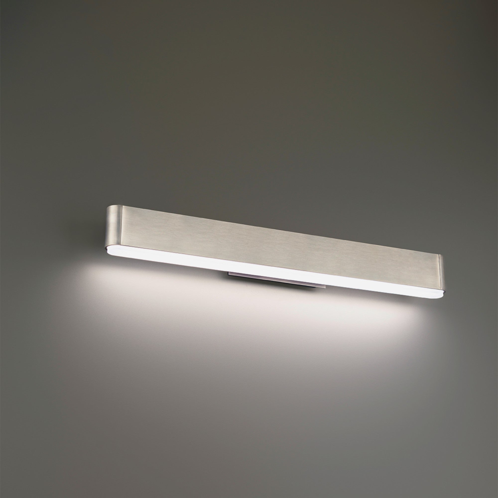 24 LED Bathroom Vanity Light Fixture - 0 to 60W Equivalent, 3500K Warm White, Brushed Nickel Finish - Perfect for Bathroom Makeup Mirror Lighting & Dressing Area Illumination