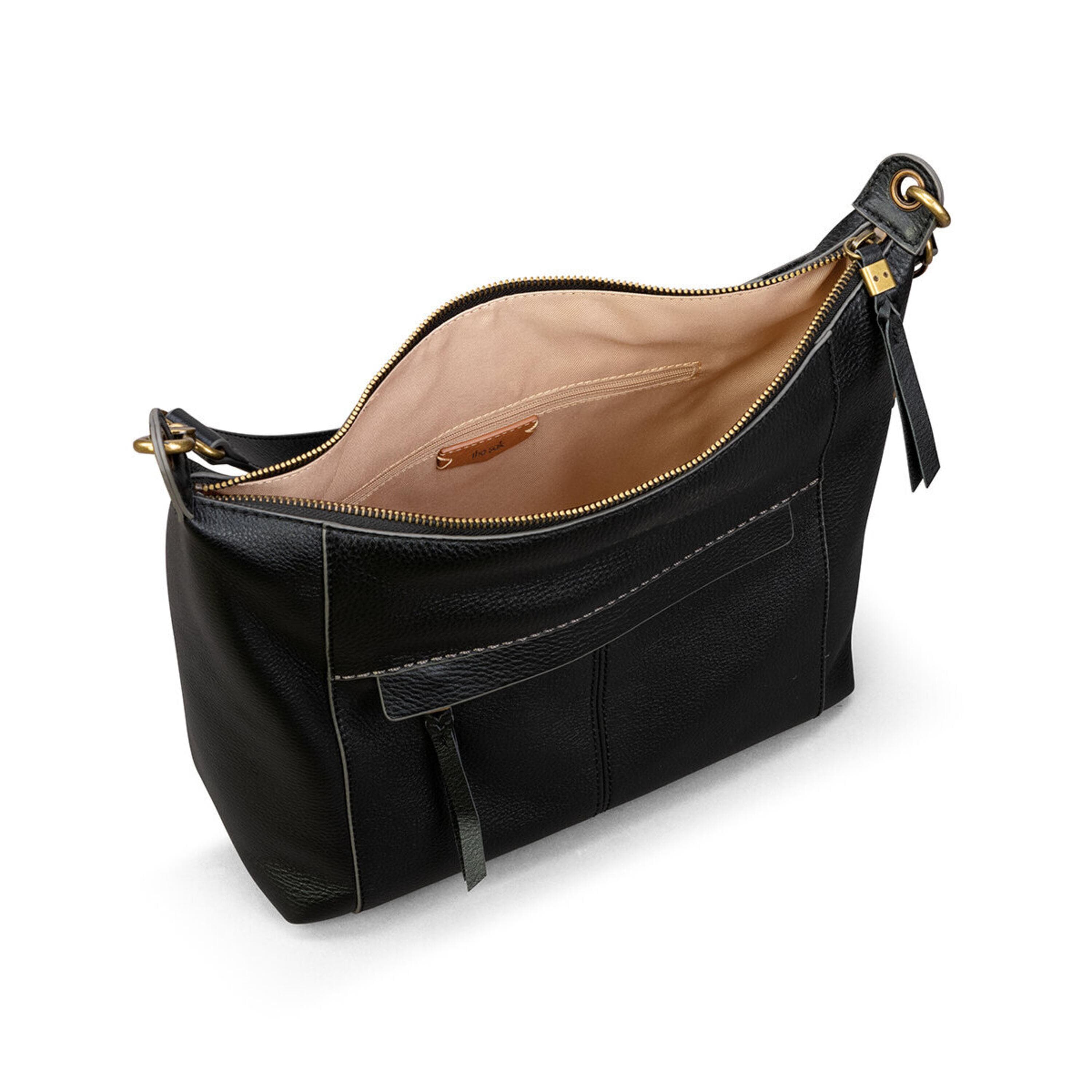 Premium Alameda Hobo Leather Handbag for Women - Stylish Black Crossbody Purse - Perfect for Work, Travel & Everyday Use