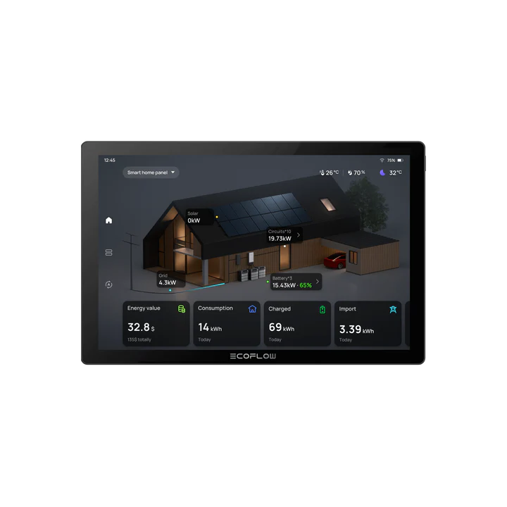 EcoFlow PowerInsight Home Energy Manager - Smart Solar Battery Monitor & Energy Management System for Off-Grid Living, RV Camping & Emergency Backup Power