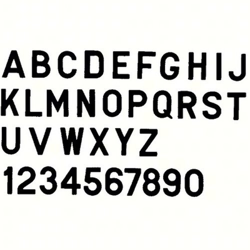 Bernard Engraving PS30B2 - 3 Inch Black Stick-on Letters for DIY Projects, Home Decor & Office Organization | Durable Adhesive Alphabet for Signs, Crafts & Personalized Gifts