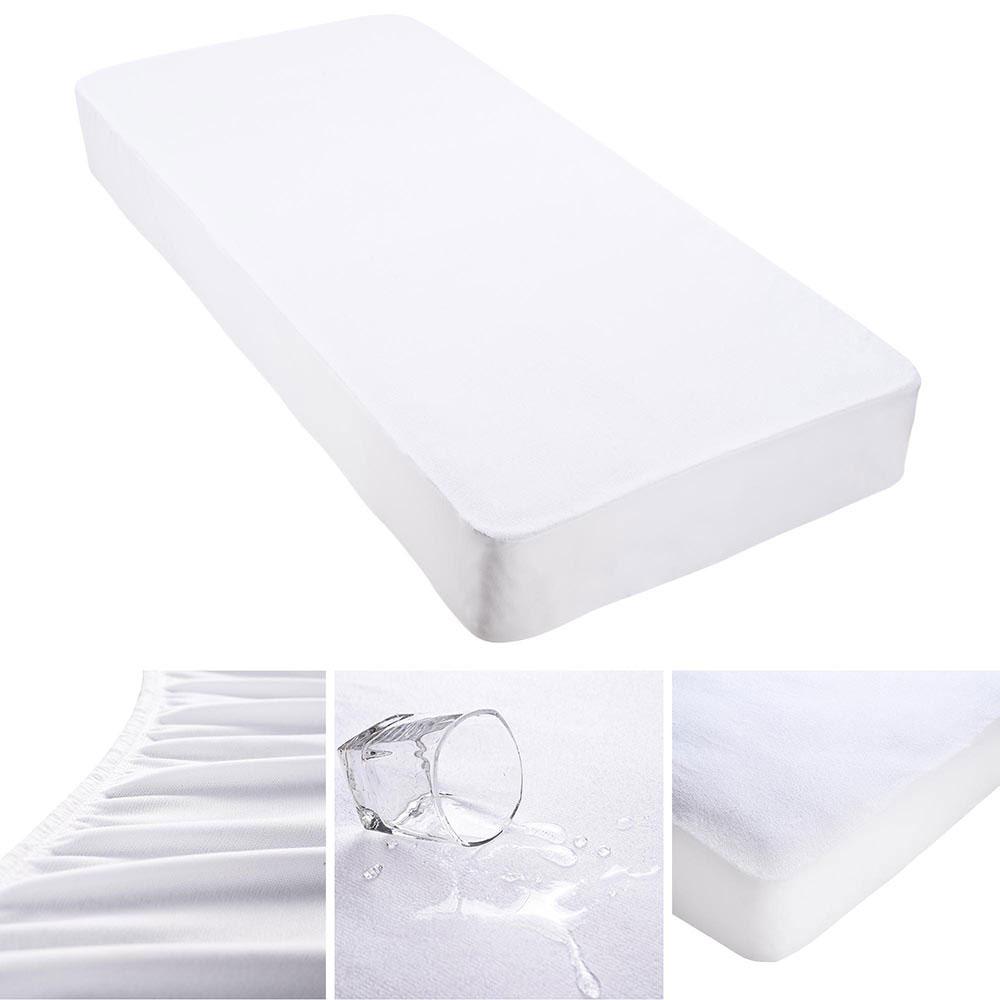 TheLAShop Waterproof Terry Mattress Protector Pad Cover - Twin/Full/Queen/King Size - Hypoallergenic Bed Bug Proof Mattress Cover for Kids & Adults - Perfect for Allergy Sufferers, Bedwetting Protection & Guest Beds