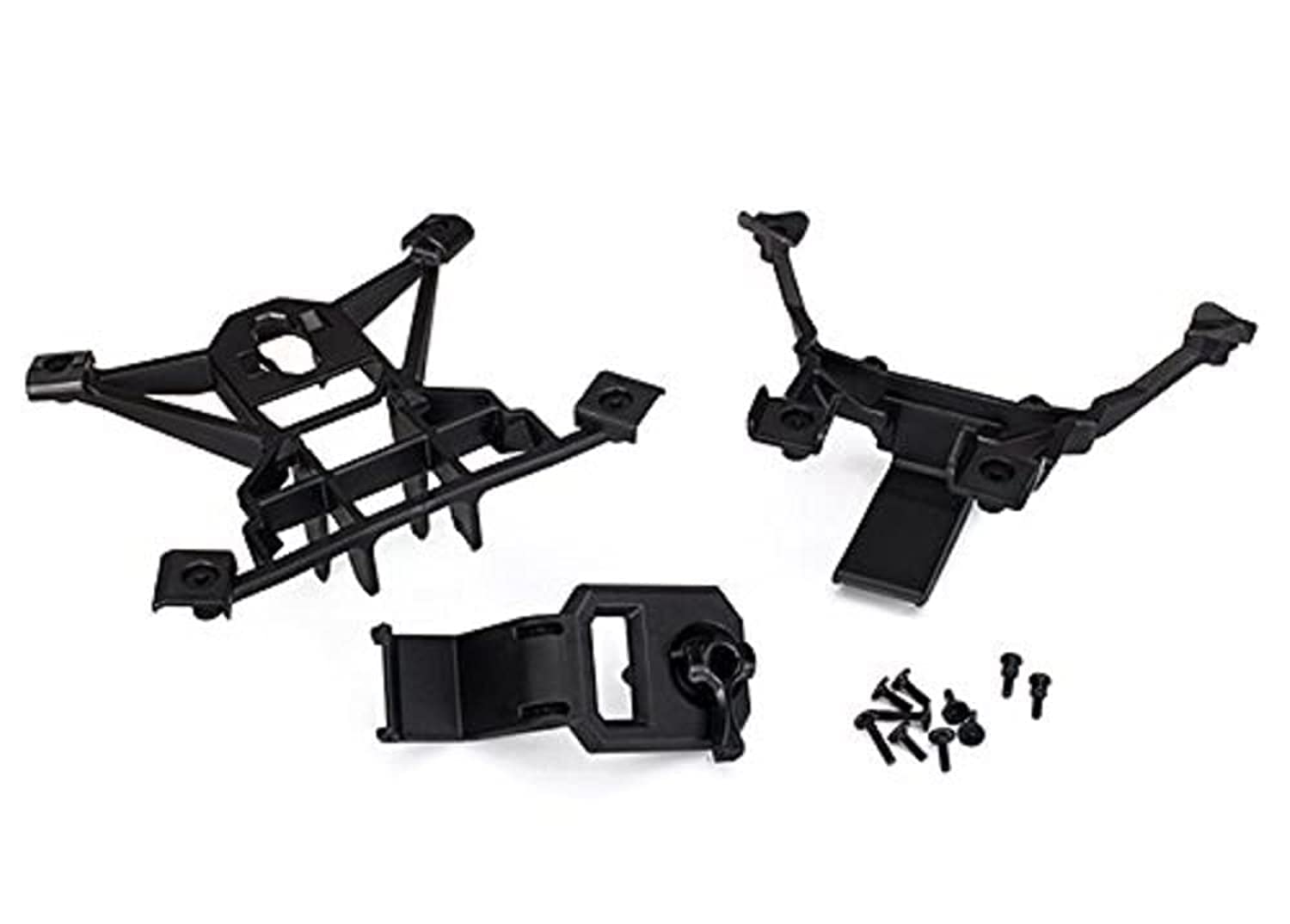Traxxas X-Maxx Front & Rear Body Mounts - Heavy-Duty Replacement Parts for RC Truck - Perfect for Off-Road Racing & Bashing
