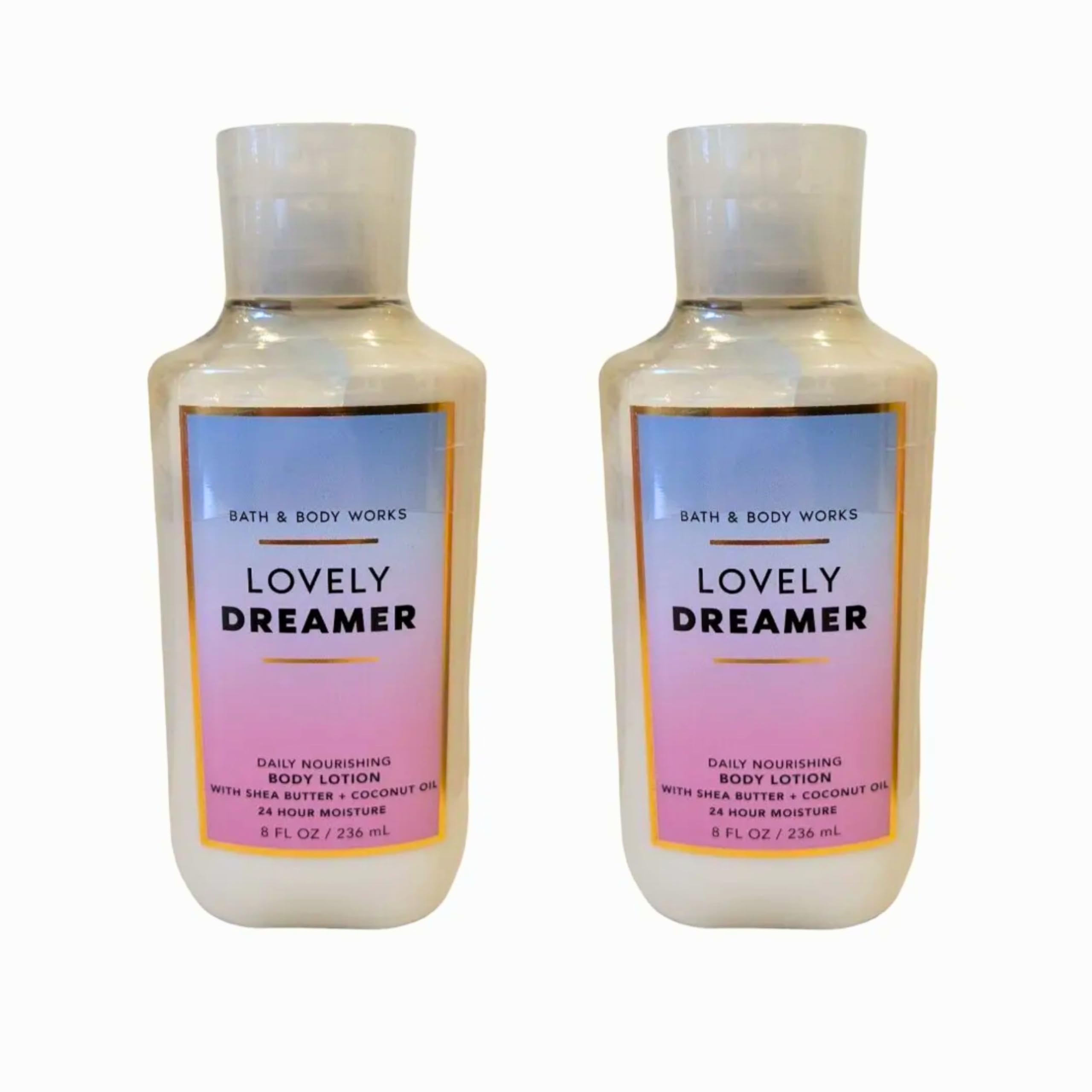 Bath & Body Works Lovely Dreamer Daily Nourishing Body Lotion - 8oz Set of 2 | Hydrating Moisturizer for Dry Skin | Perfect for Daily Use & Gift Giving