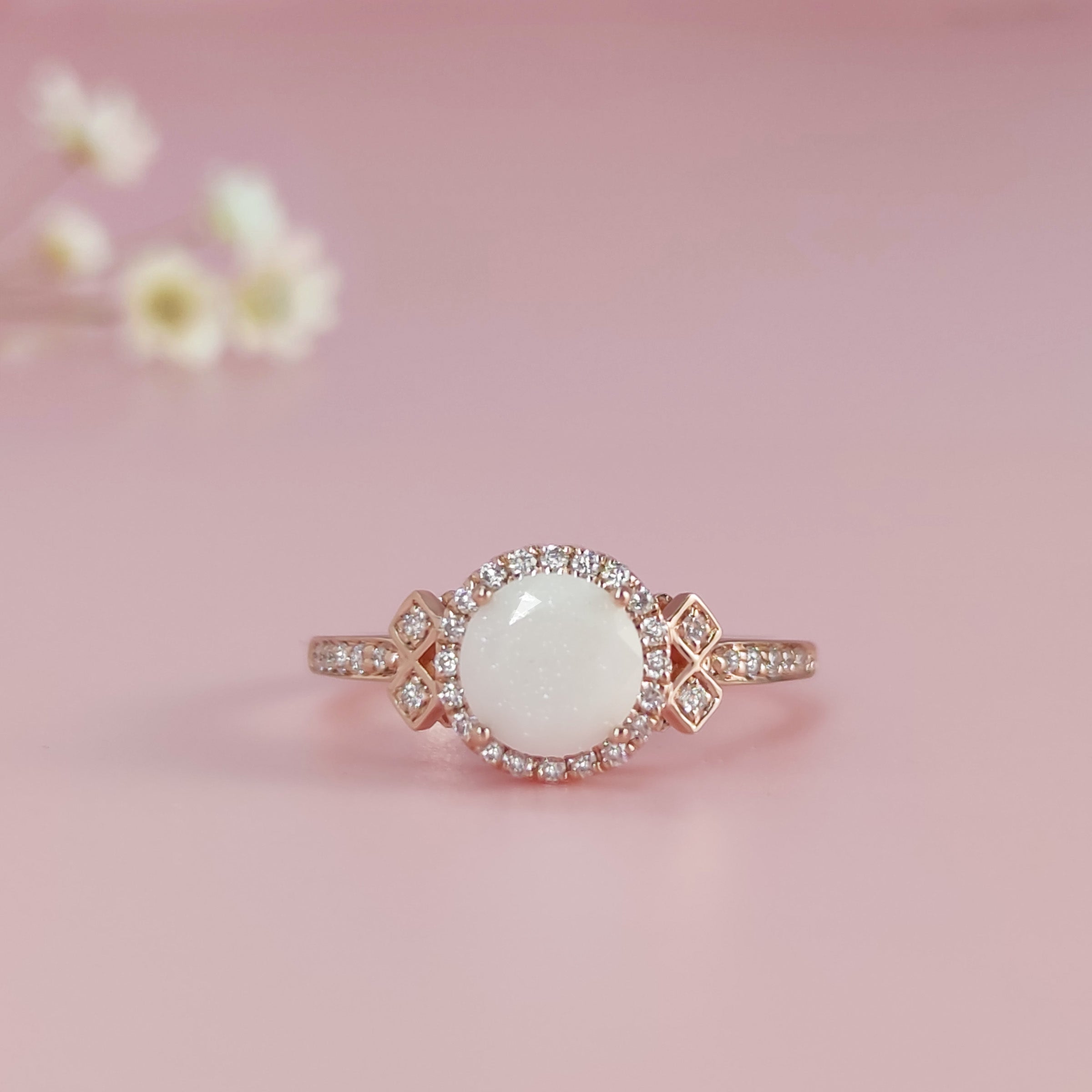 Classic Solitaire Breastmilk Ring - Elegant 925 Sterling Silver Nursing Jewelry for Breastfeeding Moms | Perfect Push Present, Mother's Day Gift & Everyday Wear