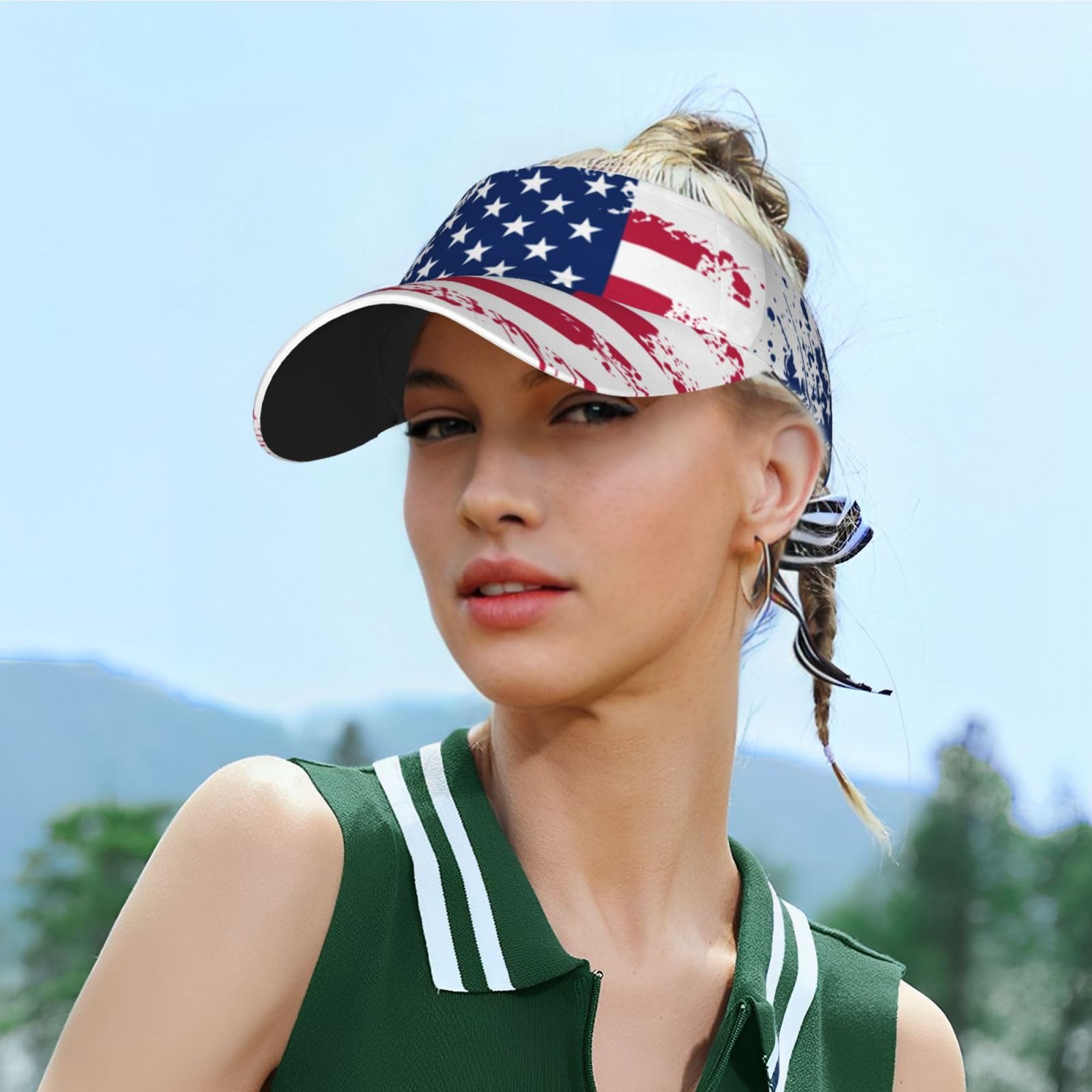 Women's Sun Visor Hats - UV Protection Golf, Tennis, Running & Beach Hat - Lightweight Breathable Sports Visor for Outdoor Activities
