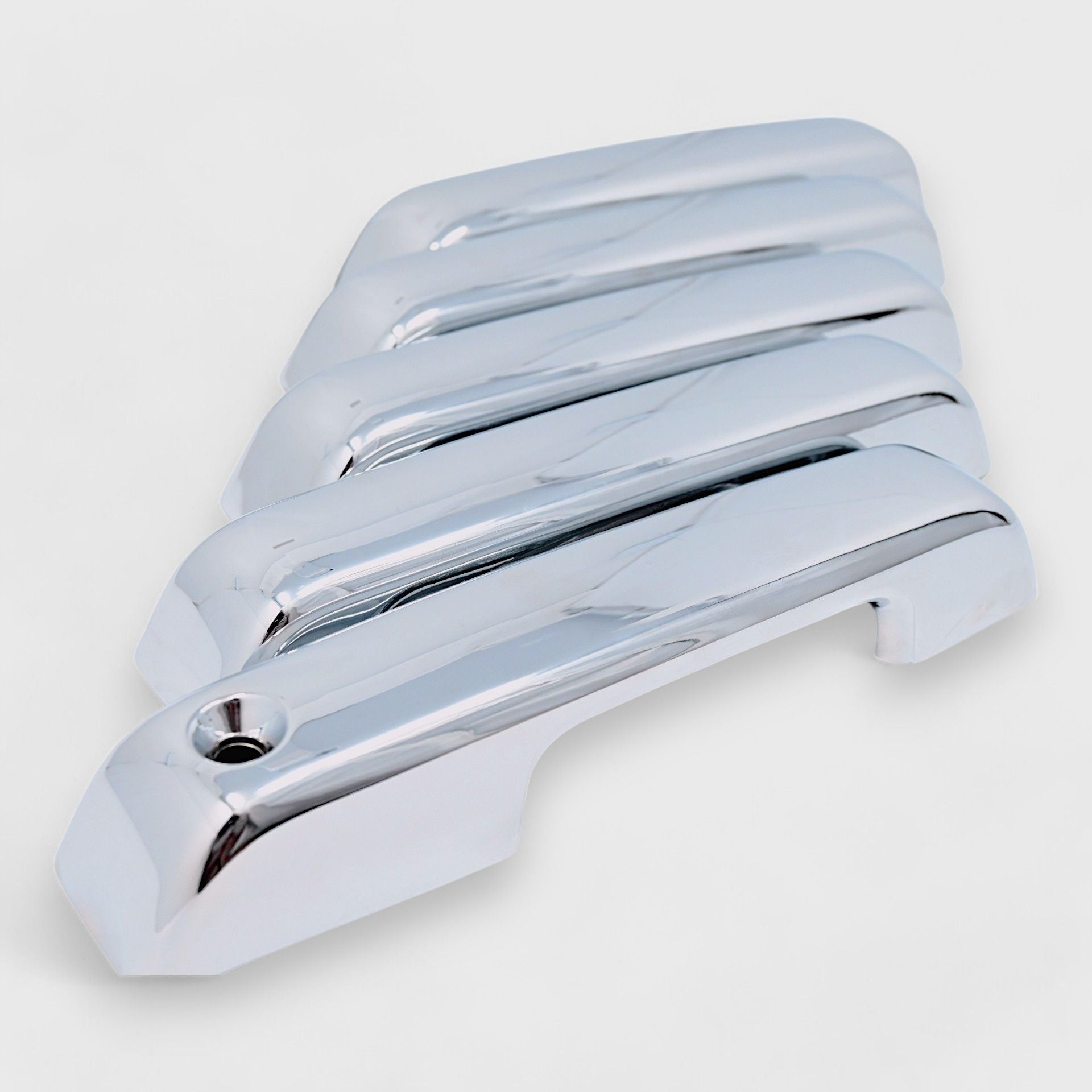 Chrome Door Handle Cover for Cars - No Smart Key Required - Universal Fit DH323 - Protect & Enhance Vehicle Appearance for Daily Commute & Road Trips