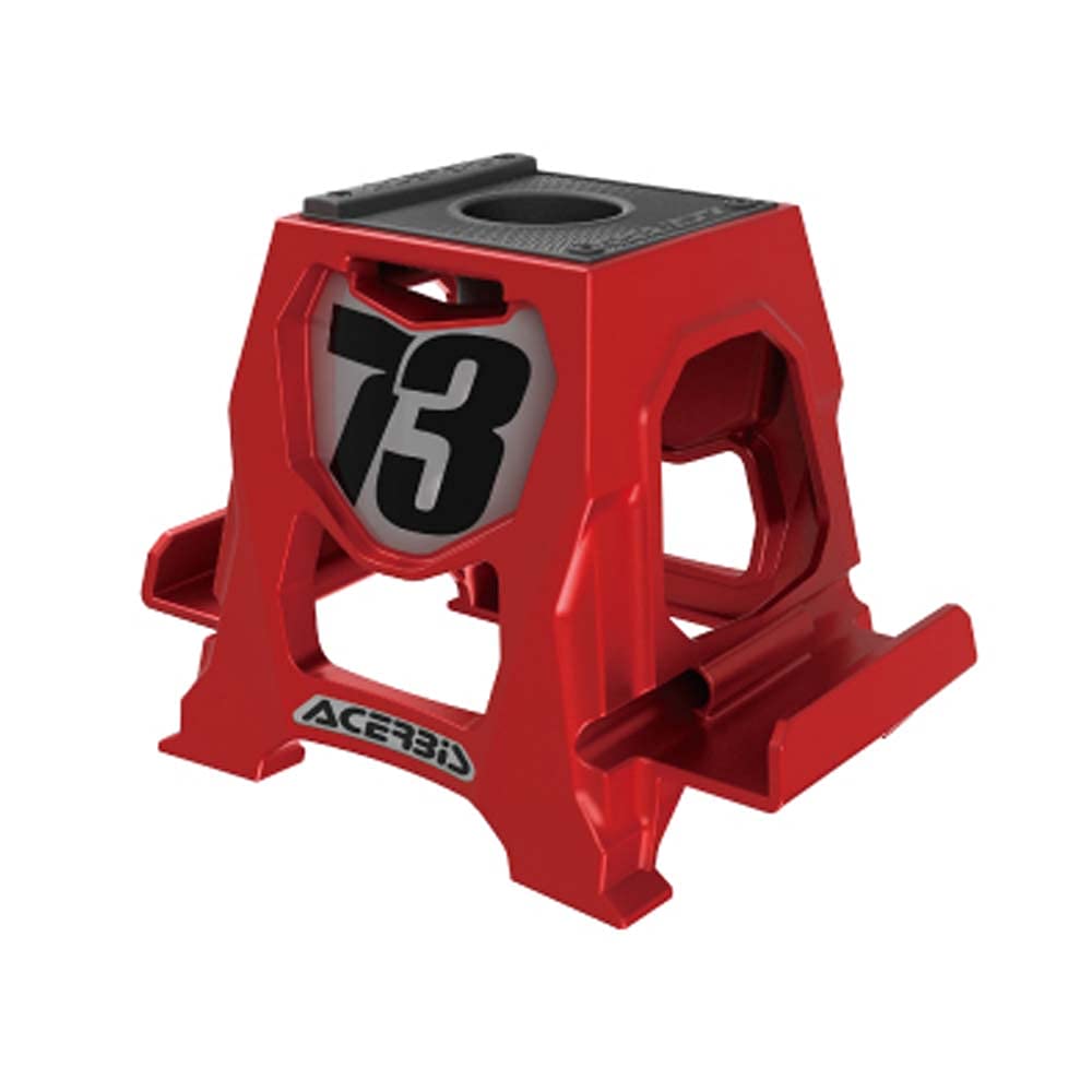 Acerbis Red Phone Stand Holder - Universal Adjustable for iPhone, Samsung, Tablets - Perfect for Desk, Car, Bedside & Travel (Model: 2791570227)