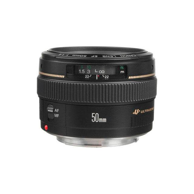 Canon EF 50mm f/1.4 USM Standard Prime Lens for DSLR Cameras - Perfect for Portraits, Low Light Photography & Travel