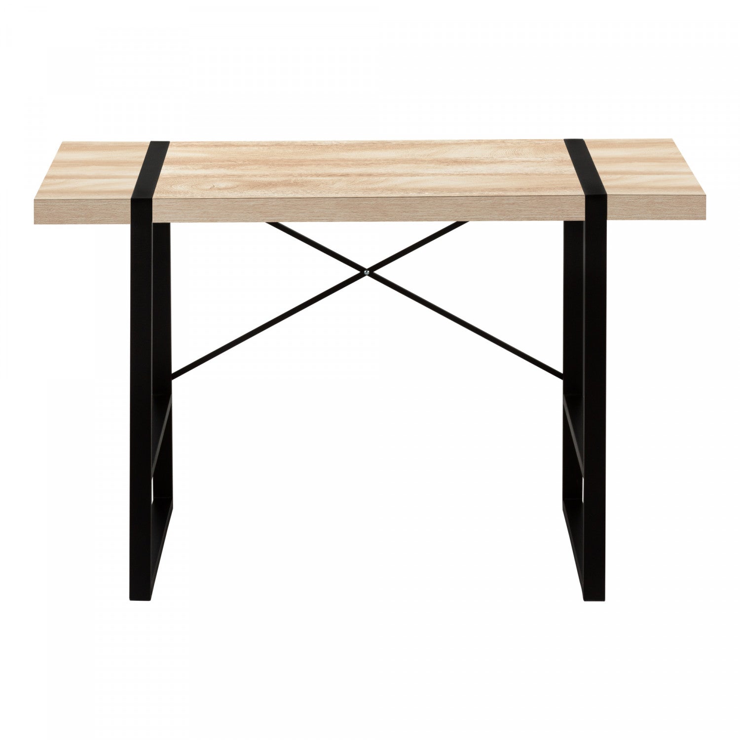 Dray Desk - Natural Wood Standing Desk for Home & Office - Ergonomic Adjustable Height Workstation for Remote Work & Study