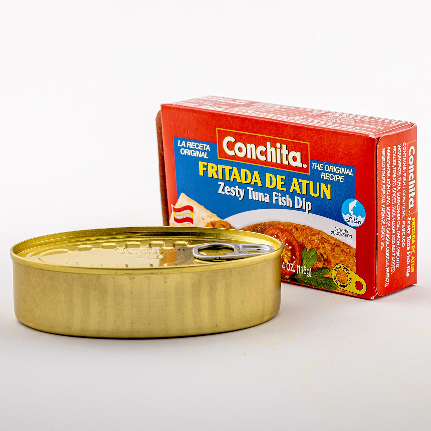 Conchita Zesty Tuna Fish Dip - 4 oz Jar | Premium Seafood Spread for Crackers, Sandwiches & Appetizers | Perfect for Parties, Picnics & Quick Snacks