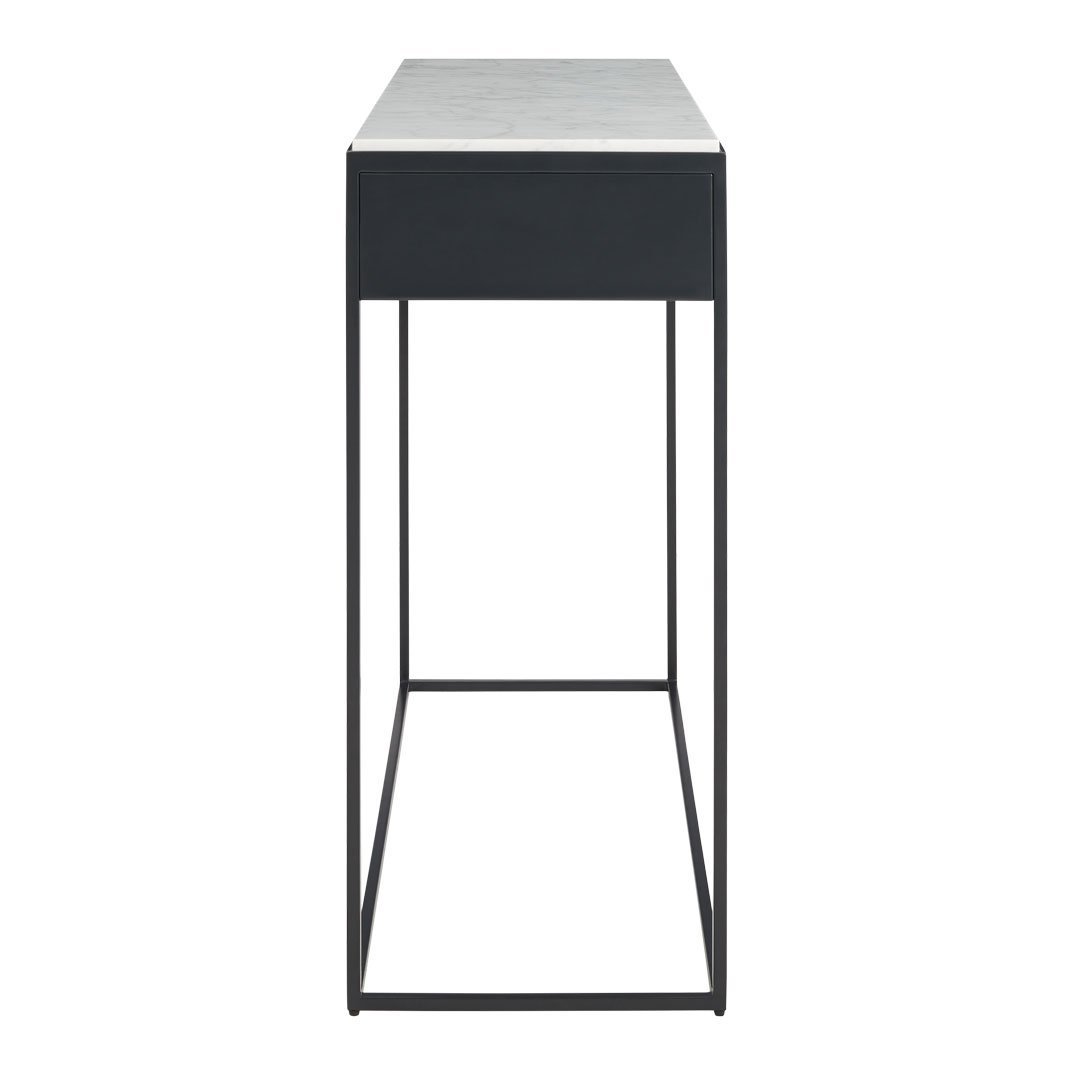 1 Drawer Console Table - Modern Entryway Storage with Shelf | Perfect for Hallway, Living Room & Bedroom Organization