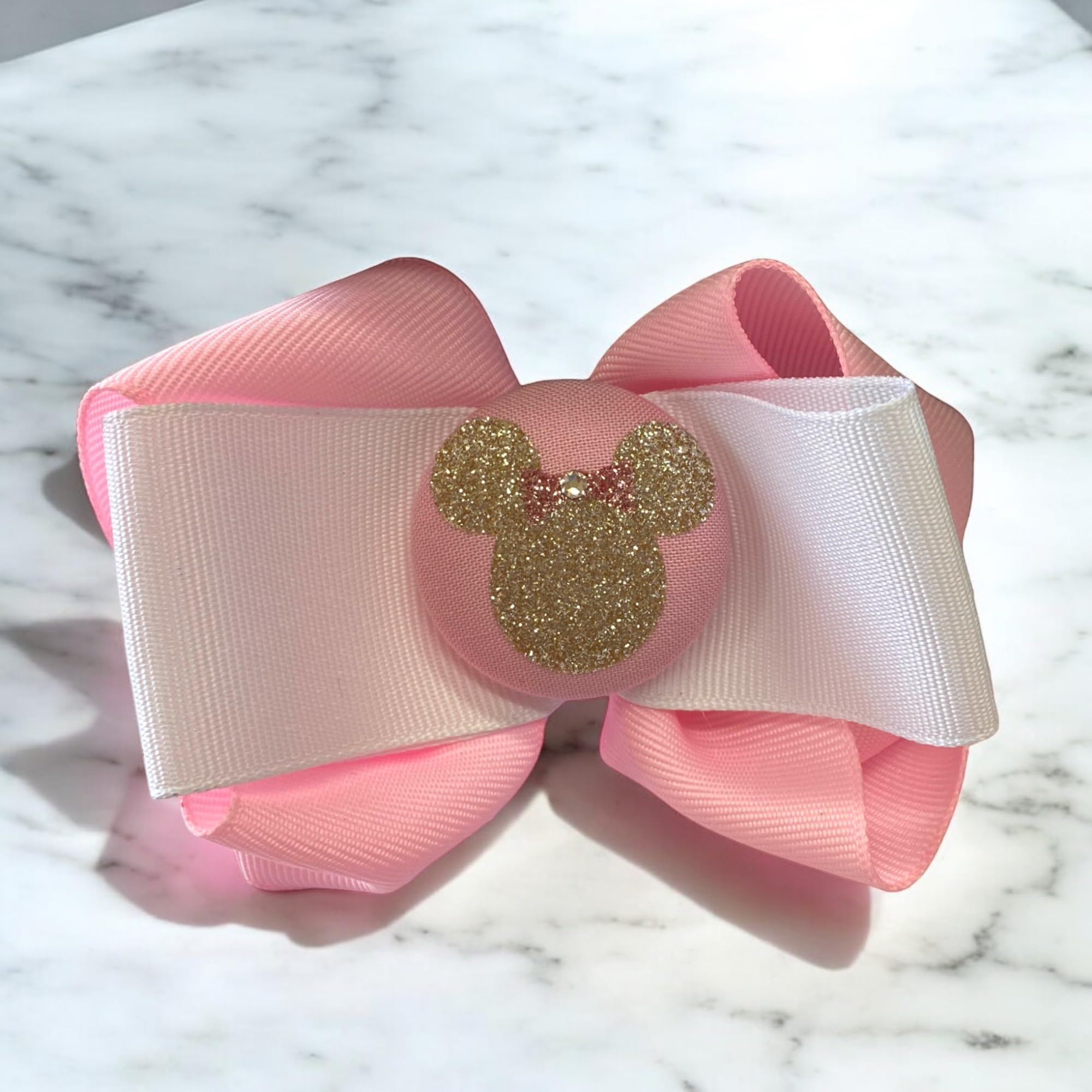 Red Minnie Mouse Hair Bow for Girls - Cute Disney-Inspired Hair Accessory for Parties, School, and Everyday Wear
