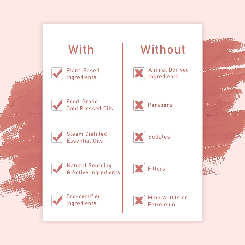 Grove Unisex Strawberry & Wild Rose Flavored Lip Balm - Hydrating Lip Care with Shea Butter, Coconut Oil & Vitamin E - Moisturizing Lip Butter for Dry & Chapped Lips - Perfect for Daily Use, Travel & Outdoor Activities (6g Stick)