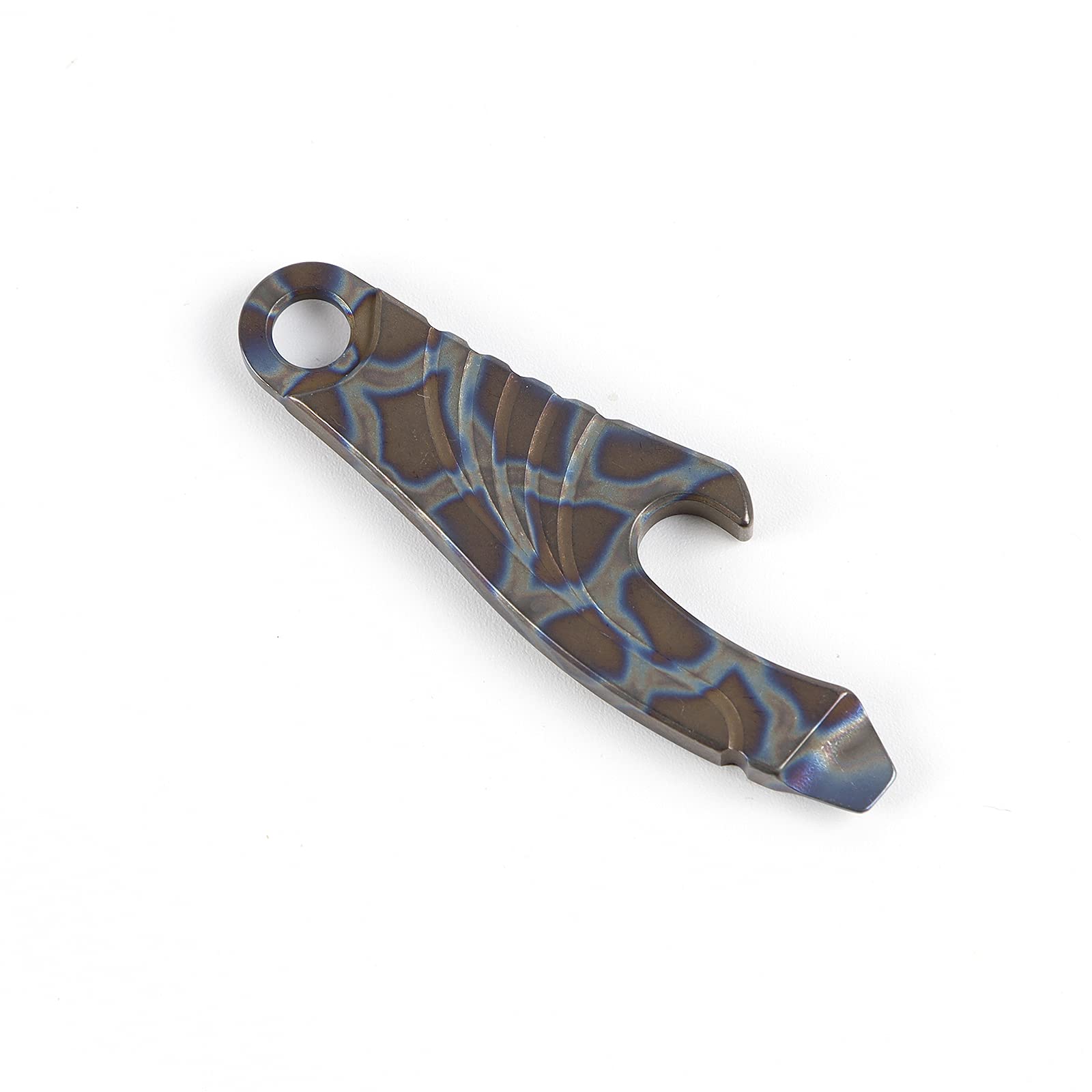 Premium Titanium EDC Multi-Tool with Bottle Opener & Screwdriver - Compact Survival Gear for Camping, Hiking & Everyday Carry (Multicolor)