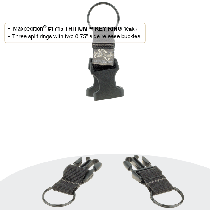 Tritium Keychain Glow in The Dark - Buy 1 Get 1 Free Self-Luminous Key Ring for Night Visibility | Perfect for Camping, Hiking, Night Running & Emergency Preparedness