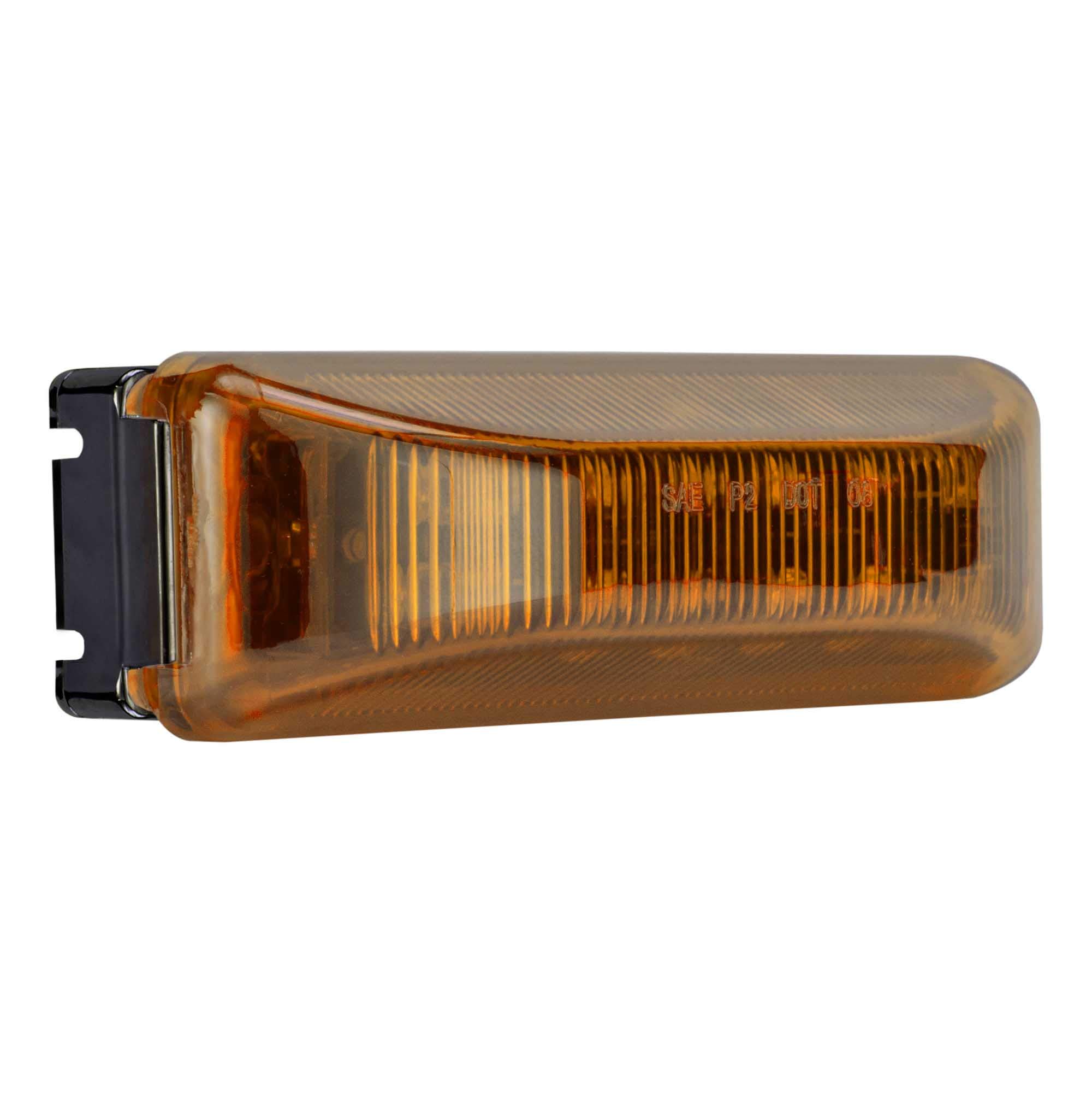 12V LED Amber Marker Clearance Lights - 12 Diode, 4