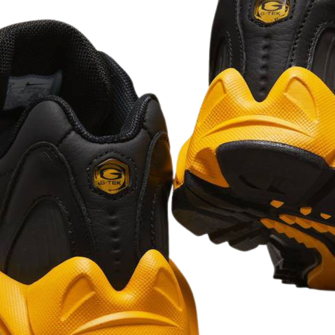 Nike Nocta Hot Step Terra Air Max Sneakers in Black & University Gold - Stylish Comfort for Running, Gym & Casual Wear