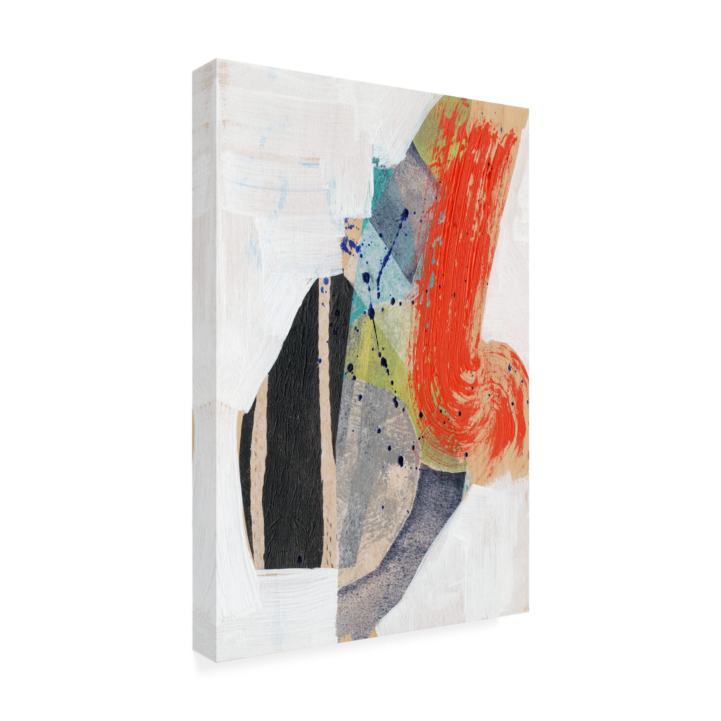 Jennifer Goldberger 'Pop Quirk I' Canvas Wall Art - Modern Abstract Painting for Living Room, Bedroom & Office Decor | Trademark Fine Art Collection