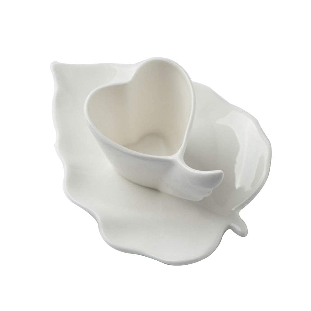 Premium Bone China Coffee Mug Set - 75ml Elegant White Tea Cup for Breakfast, Hot Cocoa & Milk | Perfect for Home, Office & Coffee Table Decor | Durable & Stylish Drinkware for Daily Use & Gifting