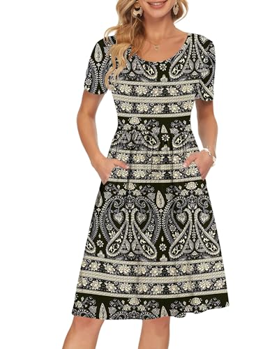 02-paisley Floral Black
