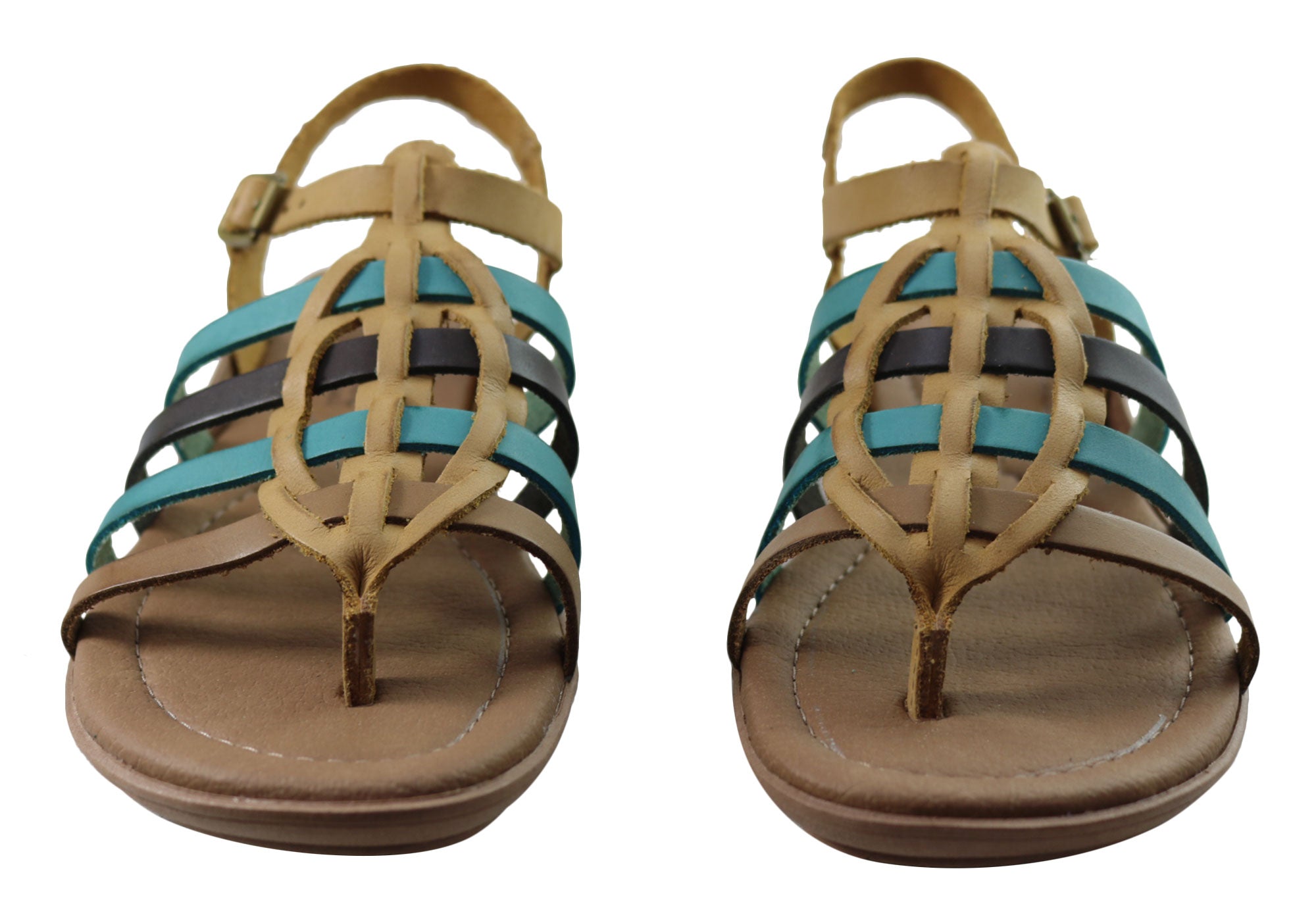 New Women's Comfortable Leather Sandals - Handmade in Brazil - Perfect for Summer, Beach, and Casual Outings