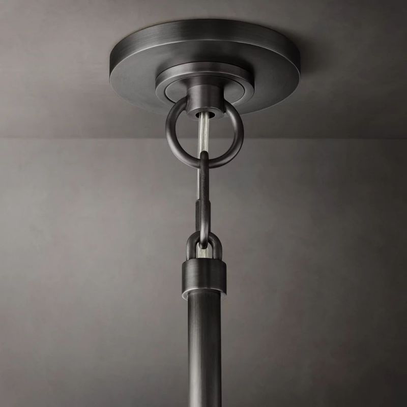 Crystal Ball Round Chandelier 24 Inch - Elegant Modern Ceiling Light Fixture for Dining Room, Bedroom, Living Room & Entryway Lighting