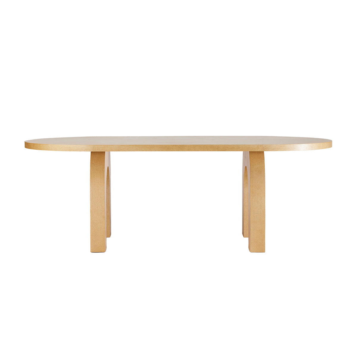 Hawk Spree Oval Dining Table - Modern Wooden Kitchen Table for 6, Farmhouse Style Dining Room Furniture - Perfect for Family Gatherings & Dinner Parties