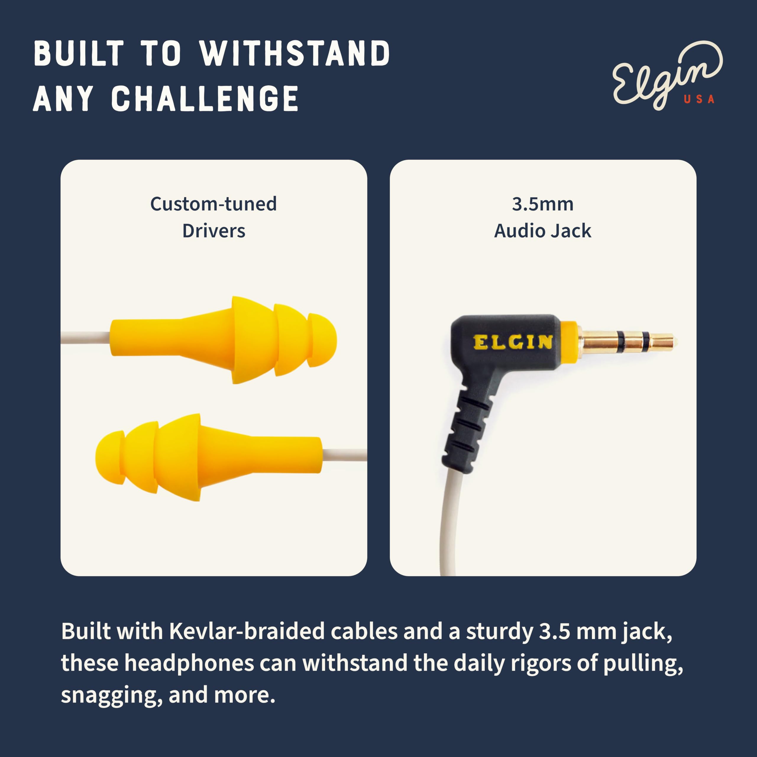 Ruckus Earplug Earbuds - OSHA Compliant Noise Cancelling In-Ear Headphones with Sound Isolation Technology | Perfect for Construction, Concerts & Travel