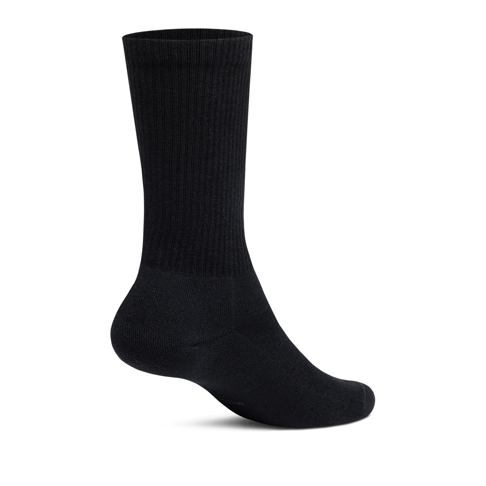 Anytime Crew Socks - Natural Black - Comfortable Cotton Casual Socks for Men & Women - Perfect for Daily Wear, Workouts, and Outdoor Activities